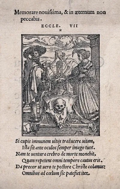 The dance of death: the escutcheon of death
