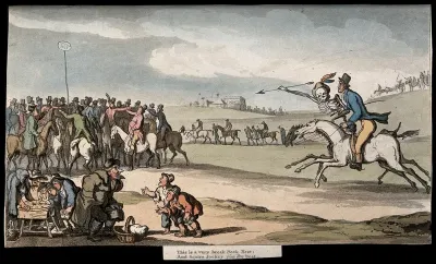 The dance of death: the horse race