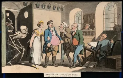 The dance of death: the insurance office