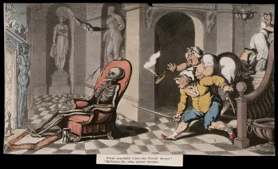 The dance of death: the porter's chair