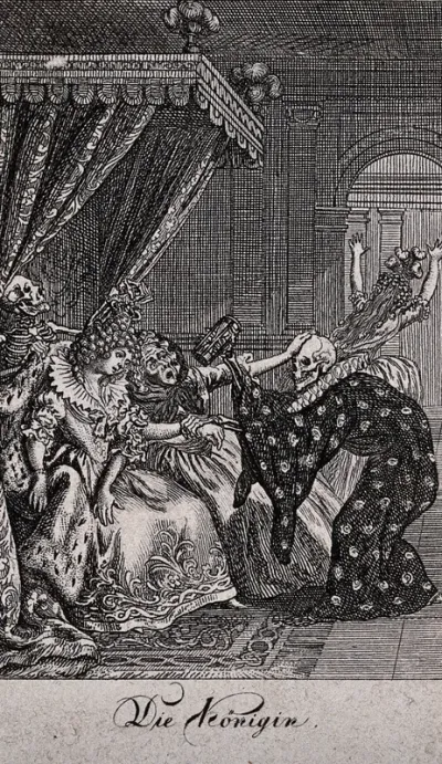 The dance of death: the queen