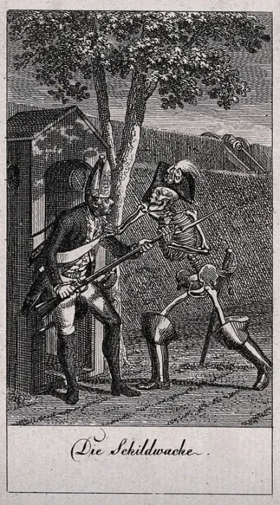 The dance of death: the sentinel