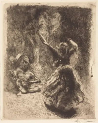 The Dancer of Tanjore (La bayadère of Tanjore)