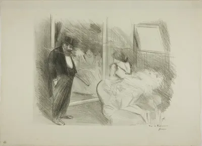 The Dancer's Dressing Room, First Plate