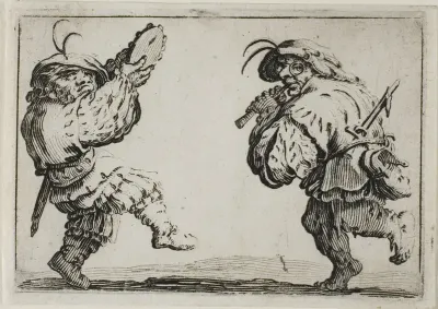 The Dancers with a Flute and a Tamborine, from The Caprices
