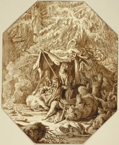 The Daring Hunter, Enduring in Winter