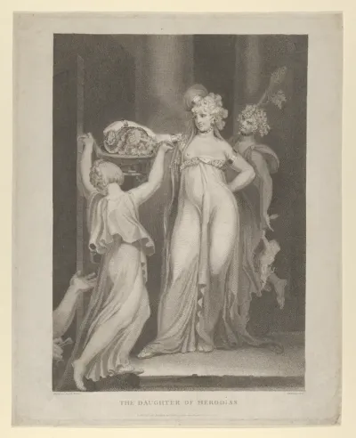 The Daughter of Herodias (Salome Receiving the Head of John the Baptist, Matthew 14:10-11)