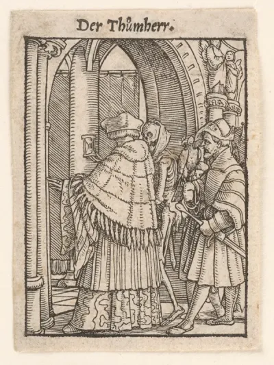The Dean (or Canon), from "The Dance of Death"