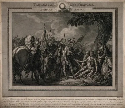 The death of Bayard: surrendering to the spanish general