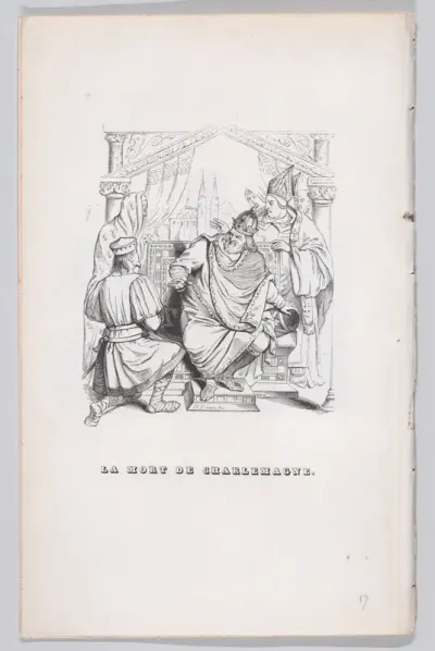 The Death of Charlemagne, from "The Complete Works of Béranger"