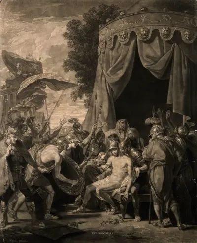 The death of Epaminondas