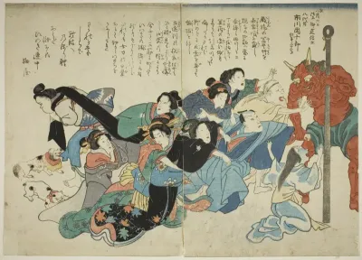 The Death of Ichikawa Danjuro VIII
