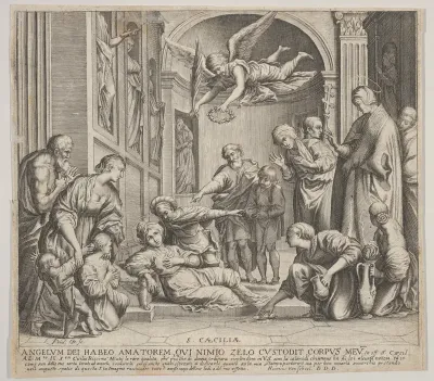 The Death of St. Cecilia