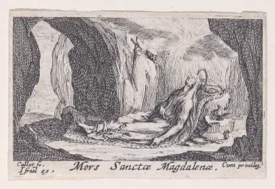 The Death of St. Mary Magdalen, from "Les Pénitents et Pénitentes" (The Penitents)
