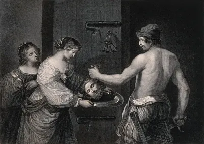 The decapitation of Saint John the Baptist