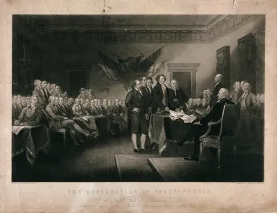 The Declaration of Independence, Philadelphia, July 4, 1776