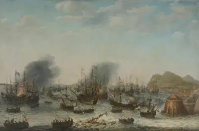 The Defeat of the Spanish at Gibraltar by a Dutch Fleet under the Command of Admiral Jacob van Heemskerck, 25 April 1607
