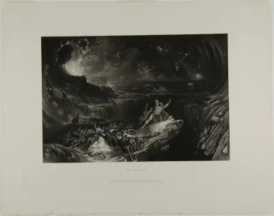 The Deluge, from Illustrations of the Bible