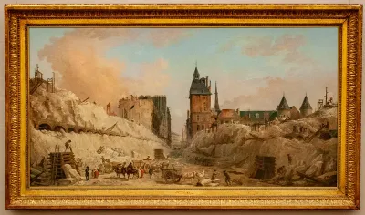 The Demolition of the Houses on Pont au Change, Paris