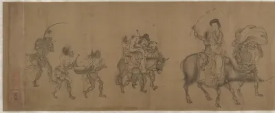 The Demon Queller Zhong Kui Giving His Sister Away in Marriage