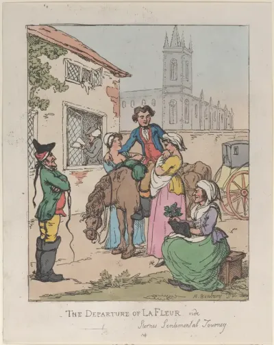 The Departure of La Fleur, Sterne's "Sentimental Journey"