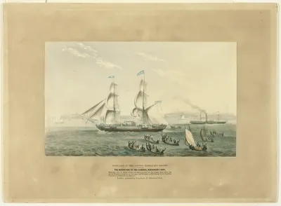 The Departure of the Camden, Missionary Ship