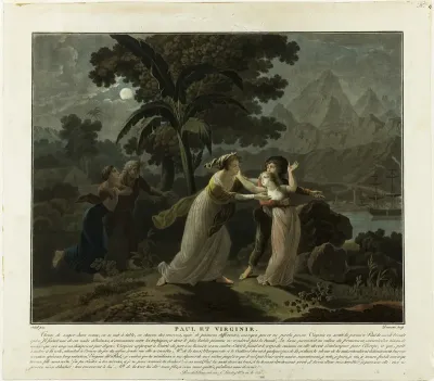 The Departure, plate 4 from Paul et Virginie