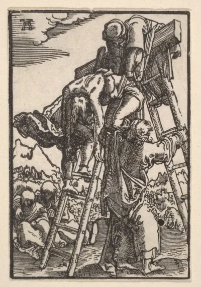 The Descent from the Cross, from "The Fall and Salvation of Mankind Through the Life and Passion of Christ"