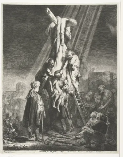The descent from the cross: second plate