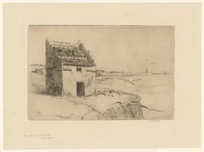 The deserted dovecote: coast of fife