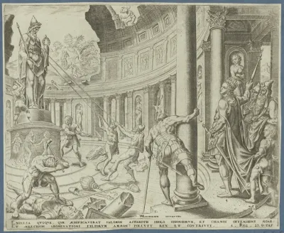 The Destruction of The Temple of Ashtoreth, Chemosh and Milcom