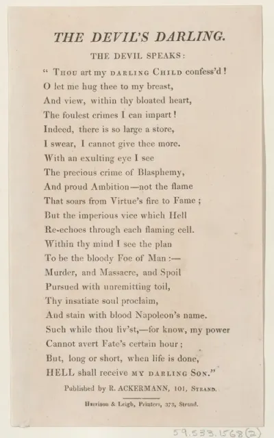 The Devil's Darling: Text