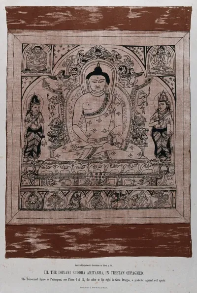 The Dhyani Buddha Amitabha