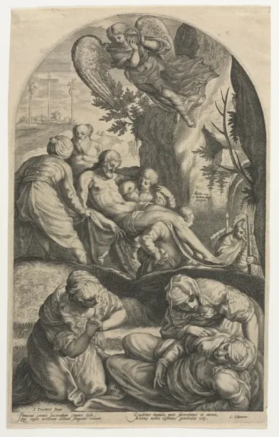 The Disciples of Christ Carrying His Body to the Tomb