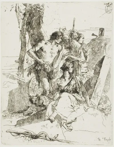 The Discovery of the Tomb of Punchinello, from Scherzi