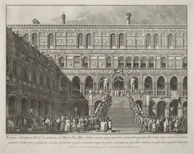The Doge Crowned on the Scala dei Giganti of the Ducal Palace