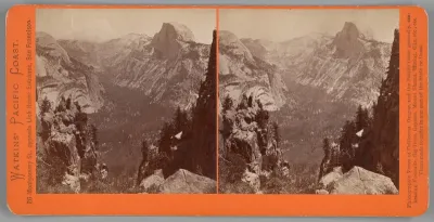 The Domes from Moran Point, Yosemite, from the series "Watkins' Pacific Coast"