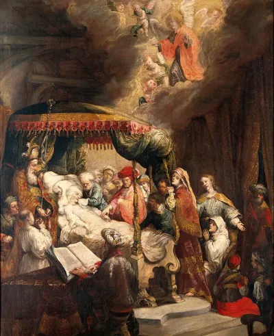 The dormition of the Virgin