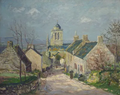The Downward Street in Locronan