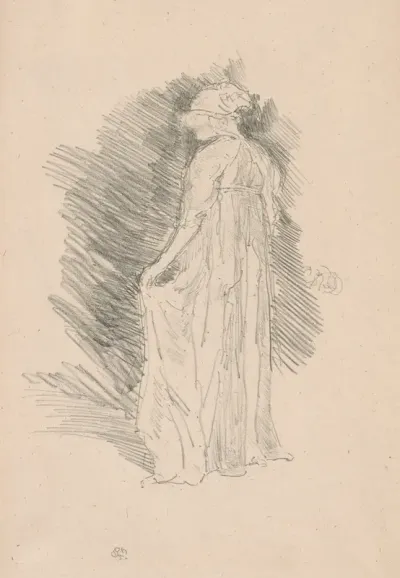 The Draped Figure, Back View