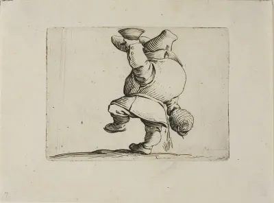 The Drinker Seen from the Back, from Varie Figure Gobbi