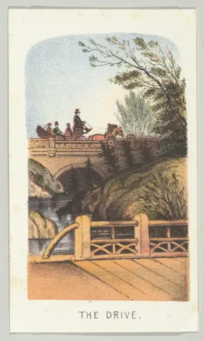 The Drive, from the series, Views in Central Park, New York, Part 2