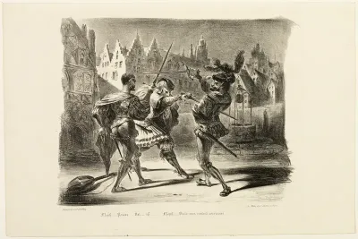 The Duel Between Faust and Valentine, from Faust