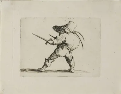 The Duelist with a Sword and a Dagger, from Varie Figure Gobbi