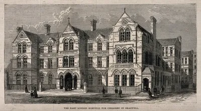 The East London Hospital for Children, Glamis Street, Shadwell: the facade