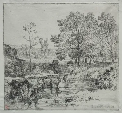 The Edge of the Forest.  The Shrimp Fisherman