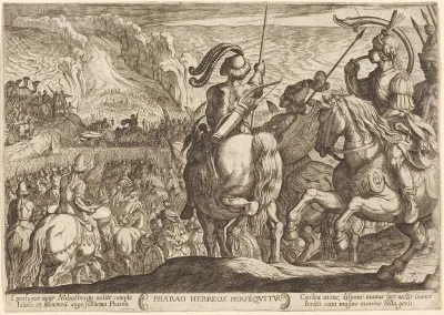 The Egyptians Pursue the Israelites