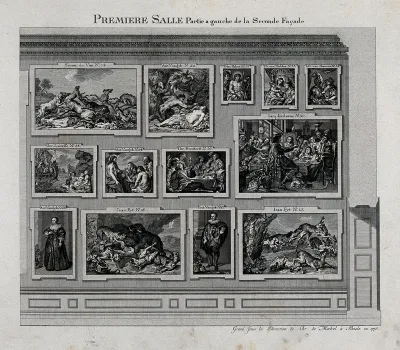 The electoral picture gallery at Düsseldorf: paintings in the first gallery
