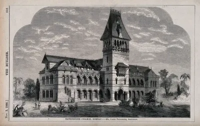 The Elphinstone college, Bombay, India