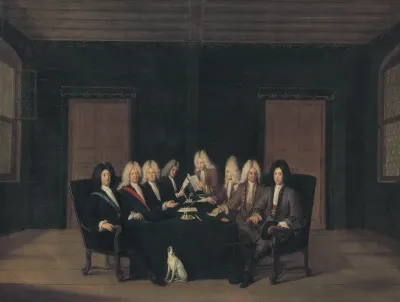 The emissaries of the peace congress of Baden on september 7th, 1714